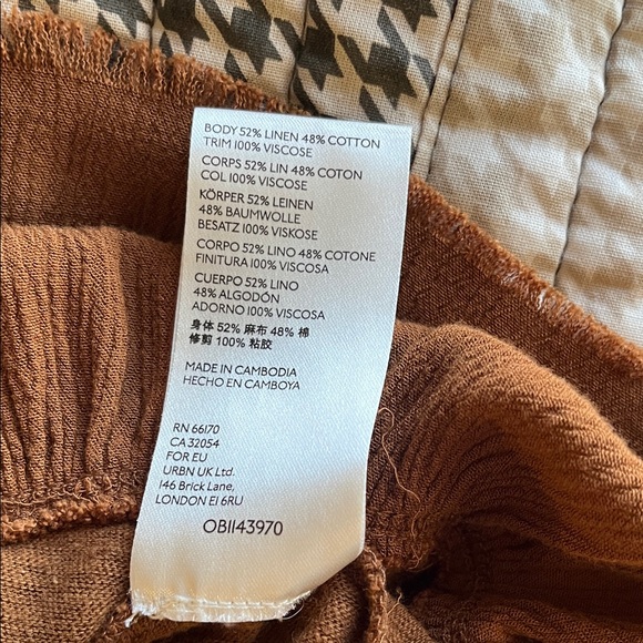 We The Free Brown Ruffled Tunic - Picture 6 of 6